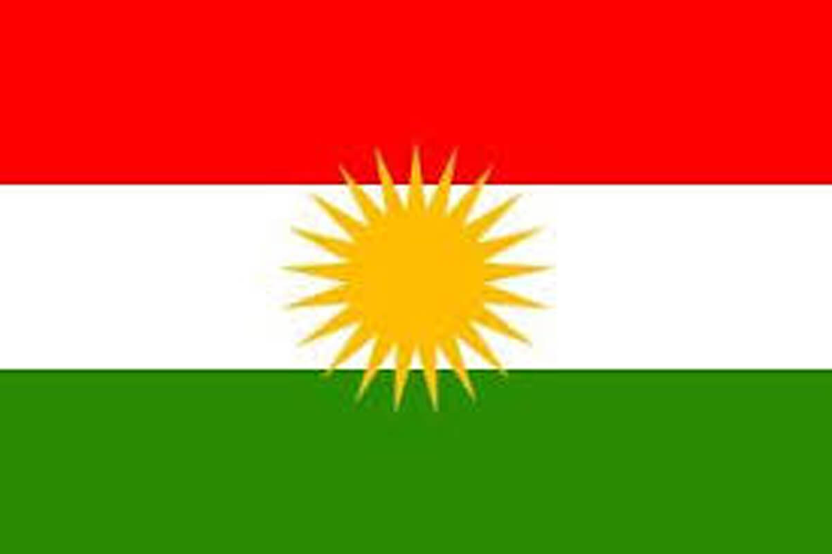 kurdische Fahne